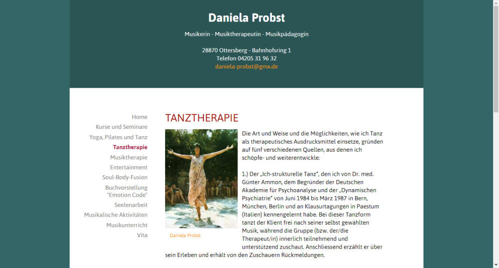 Dipl.Pd. Musiktherapeutin Daniela Probst